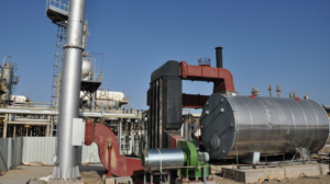 thermal oil heating system