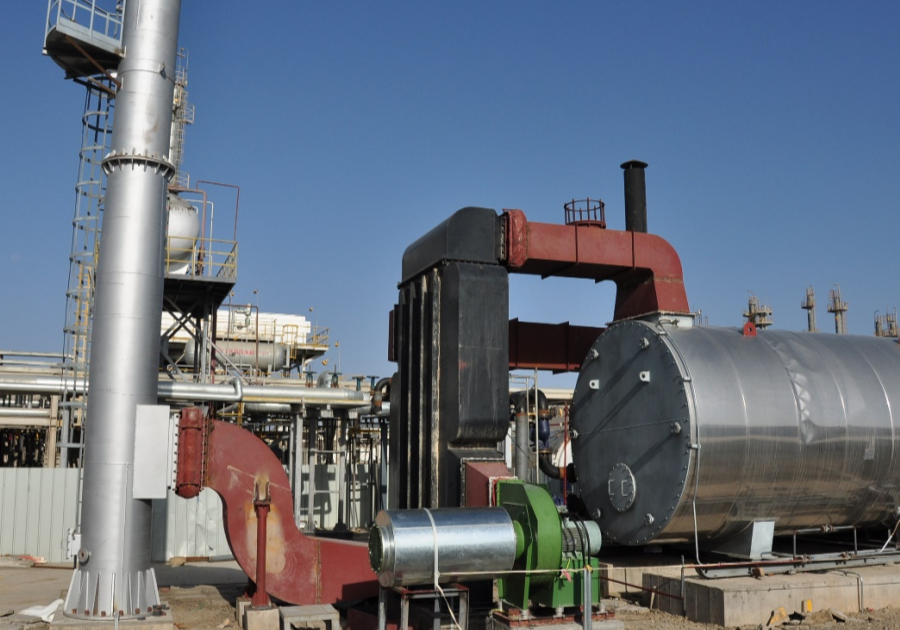 thermal oil heating system